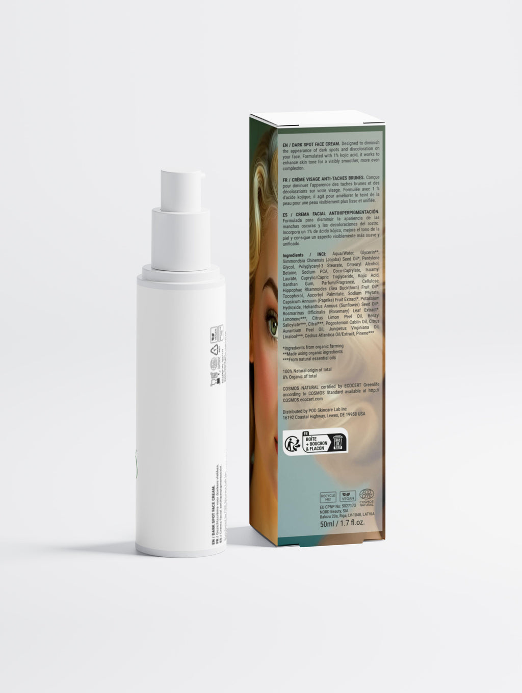 Dark Spot Face Cream with Kojic Acid